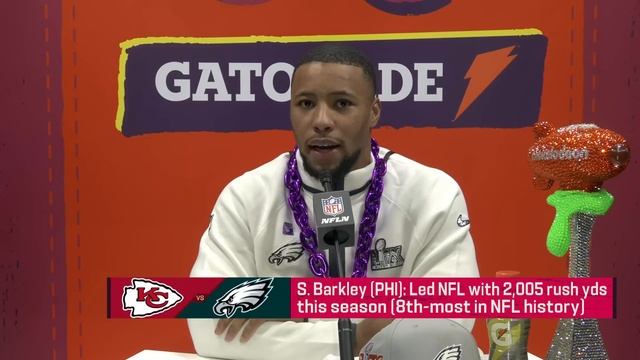Barkley on history with Giants: 'It's nothing but love' | Super Bowl LIX Opening Night