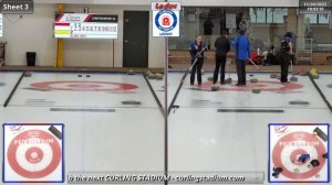 Wytrychowski/Dumont vs. Brown/Hodgson - Draw 3 - Curling Stadium Alberta Curling Series Doubles