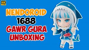 Nendoroid Gawr Gura 1688: Быстрая распаковка на аниме фигурки.