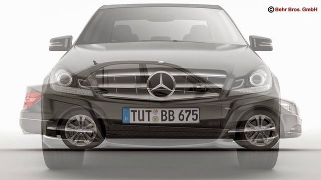 3D Model Mercedes C Class 2012 at 3DExport.com смотреть онлайн