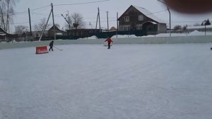 Юный конькобежец.