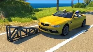 Аварии на скоростном откидном пандусе #9 - BeamNG DRIVE