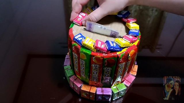 DIY MINI PULLING MONEY CANDY CAKE смотреть онлайн