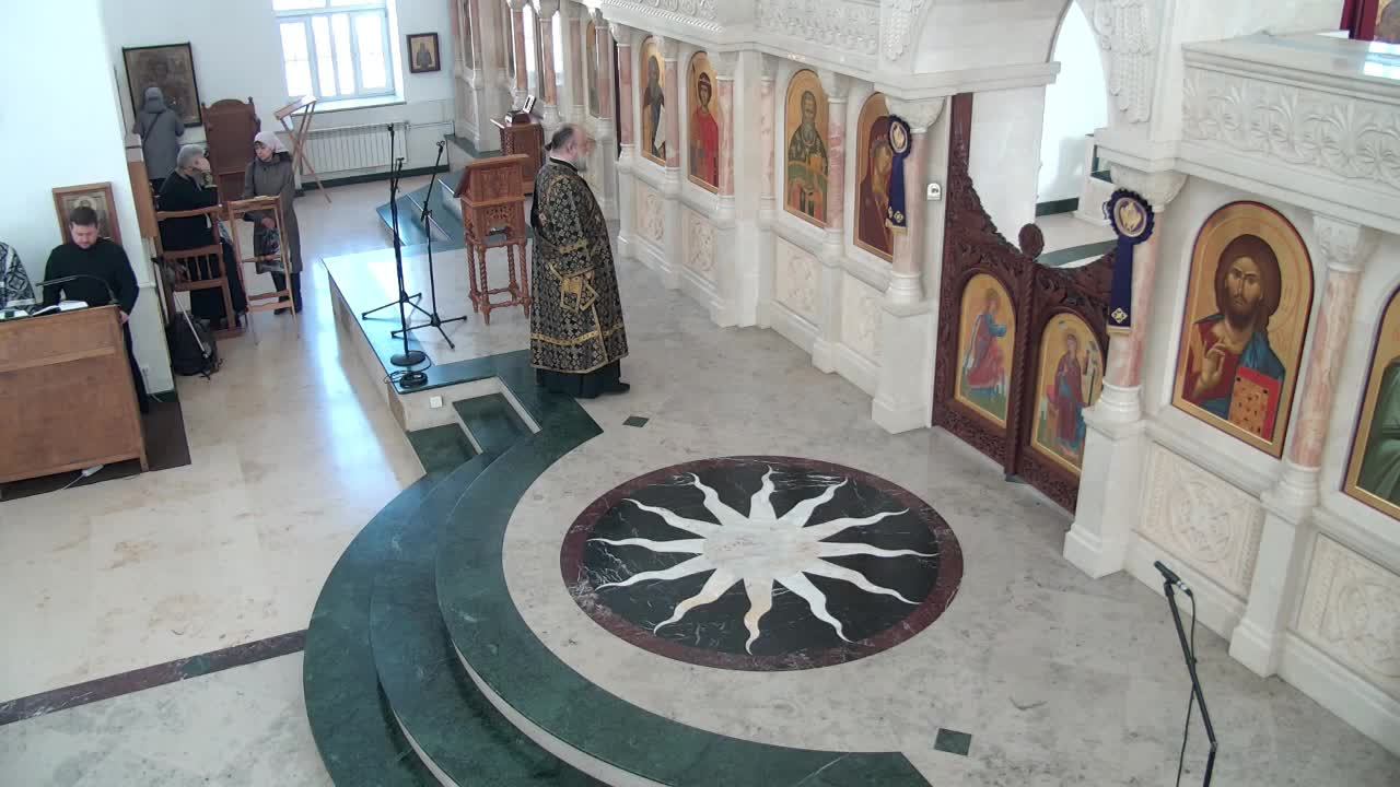 Пяток Первой седмицы Великого Поста. Литургия Преждеосвященных Даров смотреть онлайн