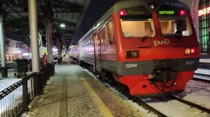 Электропоезд ЭД9М-0133 на станции Воронеж