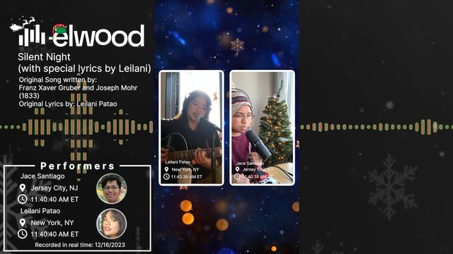 "Silent Night" - Xmas Carol Challenge - Leilani Patao and Jace Santiago смотреть онлайн