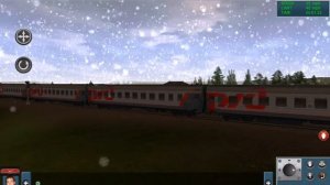 Тэп70у отправление поезда Москва-Хабаровск