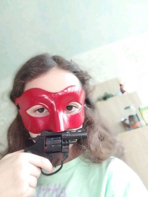 Я с маской и дроном