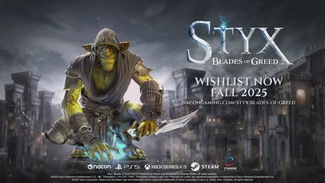 Styx: Blades of Greed - трейлер смотреть онлайн