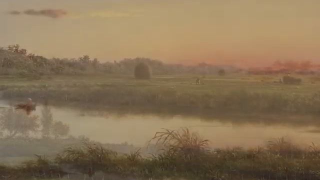 Haystacks on the Newburyport Marshes von Martin Johnson Heade - Official Video von Günter Frei смотреть онлайн