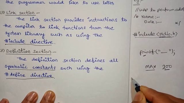 Basic structure of C programs | C language | Programming in C