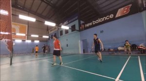 Badminton at MBA Badminton Hall Taman Megah, PJ, Malaysia | Yi 4K | 07-10-2016