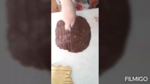 Oğizda erib ketadigan.Mazali shaxmat shaklidagi pecheniylar.