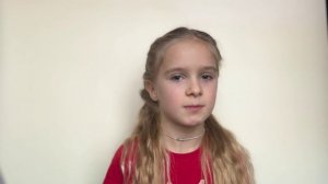 Визитка-рассуждение. Василисина Аня, 9 лет