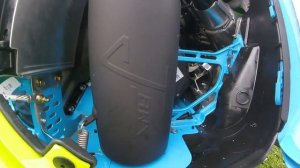 2017 Skidoo FreeRide Stock vs Jaws Can
