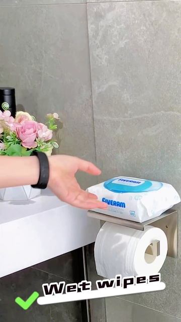 Toilet Paper Holder With Shelf 123L смотреть онлайн