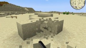 Minecraft/начало строительства пирамиды Хеопса
