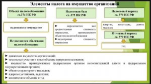 5.2. Налог на имущество организаций