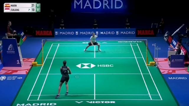 LUAR BIASA! Gregoria Mariska Tunjung vs Carolina Marin | Sejarah Pertemuan di SF Madrid 2023