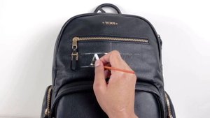 CUSTOM LEATHER TUMI BACKPACK | theMKLAB by MORLAYE