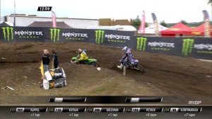 Jordi Tixier passes Benoit Paturel MXGP of Germany 2015 - motocross