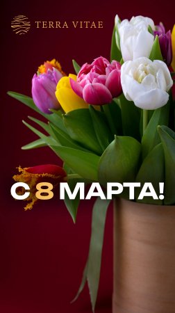 Поздравляем с Международным женским днём от Terra Vitae!