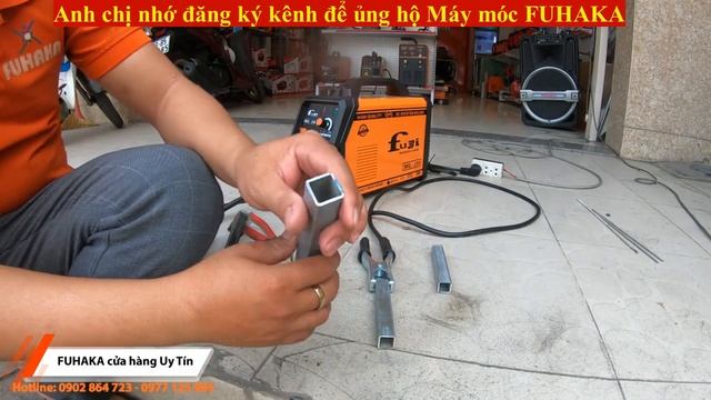 Máy hàn mig mini không dùng khí 230 ai cũng hàn được Freeship BH 15 tháng.