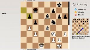 Queen's Pawn Game: London System | Chess Game