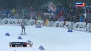 Биатлон 2015.01.14 Кубок Мира 2014-15. 5 й этап. Рупольдинг, Германия. Эстафета.