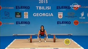 ЧЕ 2015 по Тяжелой Атлетике Тбилиси женщины до 48кг