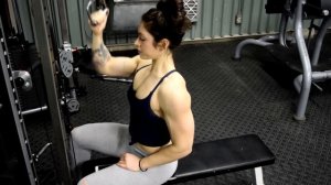 Natasha Aughey (Back & Shoulder Tri set)