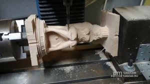 Станок для изготовления статуэтки, шахматы, фигурки на 5ти осевом станке