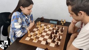 E. Kirdyashkina (2007) vs A. Moseichev (1451). Chess Fight Night. CFN. Blitz