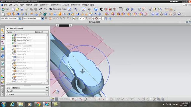 LoZ Mastersword design in NX8 смотреть онлайн