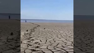 Высохшее Каховское водохранилище