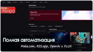 Полная автоматизация контента Make.com, RSS.app, OpenAI и FLUX_(28 нояб. 2024)