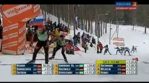 биатлон кубок мира 2009-2010 7 этап контиолахти гонка преследования женщины
