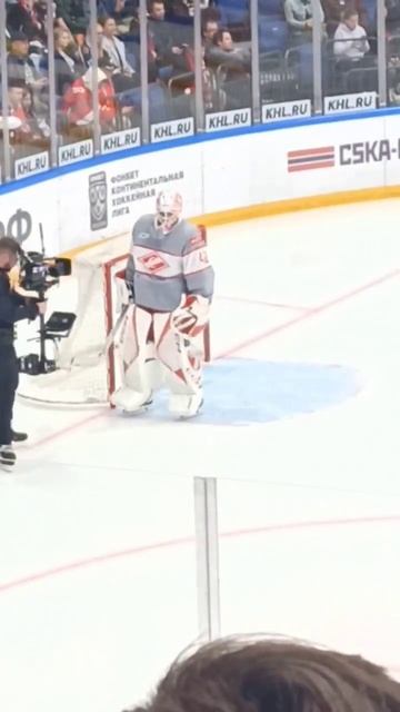 #хоккей #спартак #спартакцска #hockey #вратарь