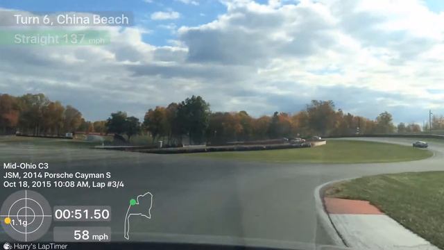 2014 Porsche Cayman S - Mid Ohio Sports Car Course - Perfect Lap