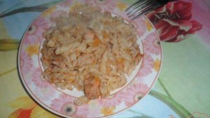 Вермишель с куриной грудкой