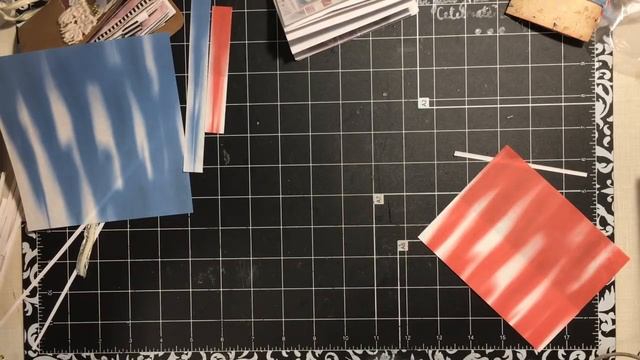 Mini junk journal Red white blue using digital kit. смотреть онлайн