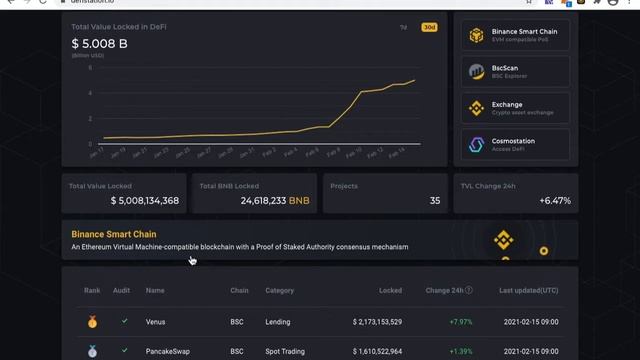 Binance Smart Chain Network - Cake/ BNB/ YPanda/ Wooper/ Reef & More (Plus The PanCakeSwap Lottery) смотреть онлайн