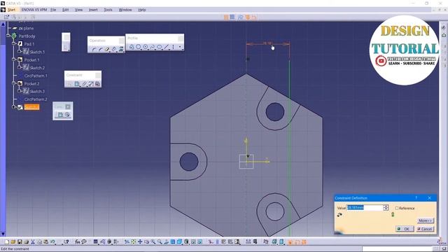 CATIA BEGINNER EXCERCISE  | CATIA V5 BEGINEER TUTORIAL IN TAMIL| TAMILCADTUTORIALS