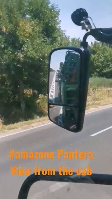 amazone Pantera view from the cab