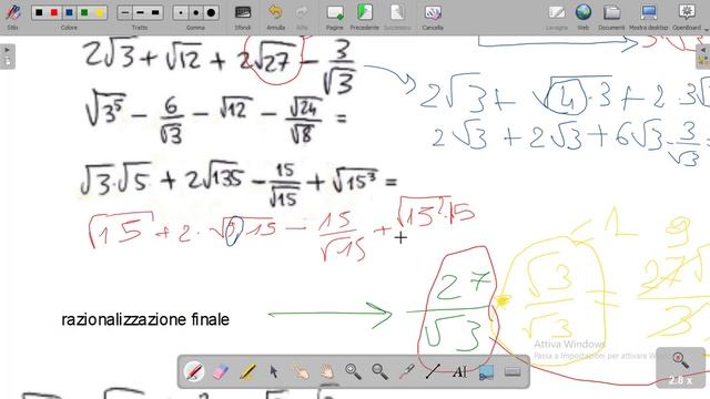 Lezione 2 su i radicali con razionalizzazione + esempi svolti ( il tuo compagno di matematica) смотреть онлайн