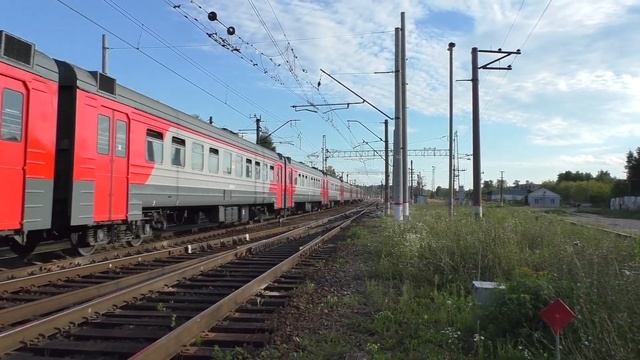 Электропоезд ЭД4М-0192/0203 сообщением Кубинка-1 - Савёлово смотреть онлайн