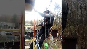 Как спуститься по нагруженному канату. dogtale knot. узел косичка. zigzac petzl.