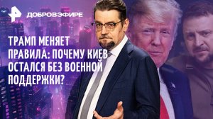 Трамп прижал Зеленского?/ Армия "страшного" Европейского союза/ Поставки "камней" Киеву/ ДОБРОВЭФИРЕ