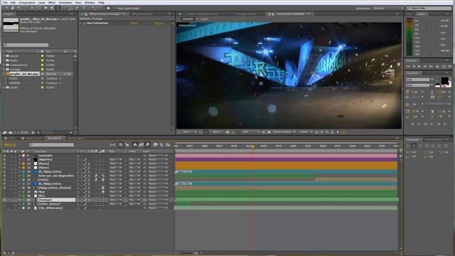 After Effects Tutorial - Floating 3D Letters Intro смотреть онлайн