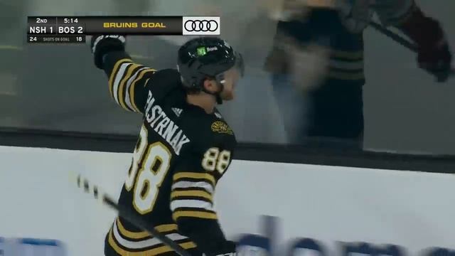 Bruins' David Pastrnak Picks Top Corner To Capitalize On Penalty Shot